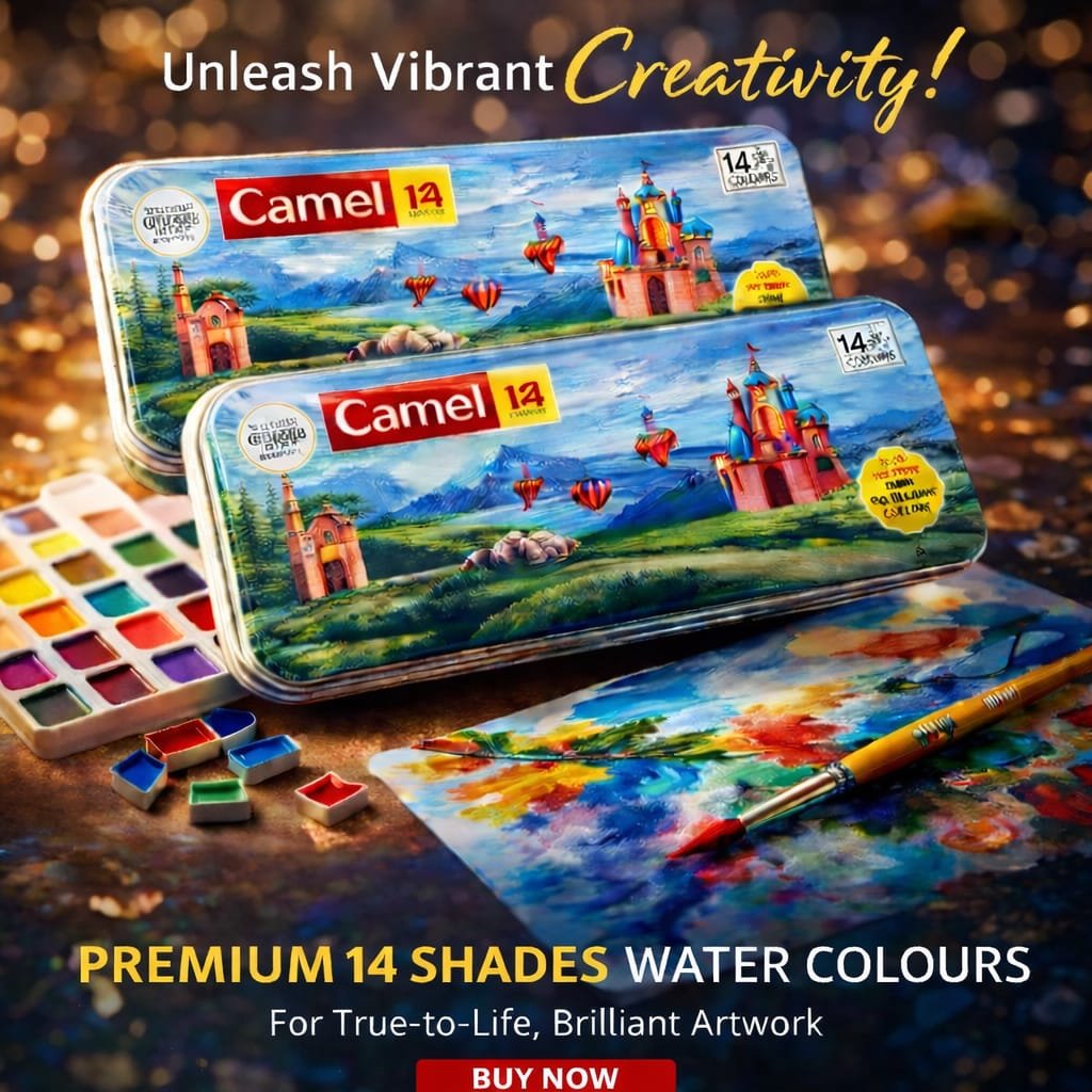 WATER/POSTER COLOUR BOX (CAMAL)