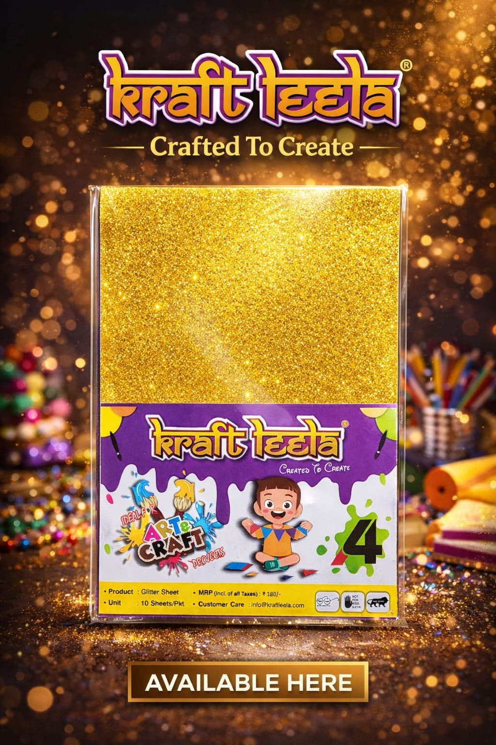 GLITER SHEET (  10 SHEETS )