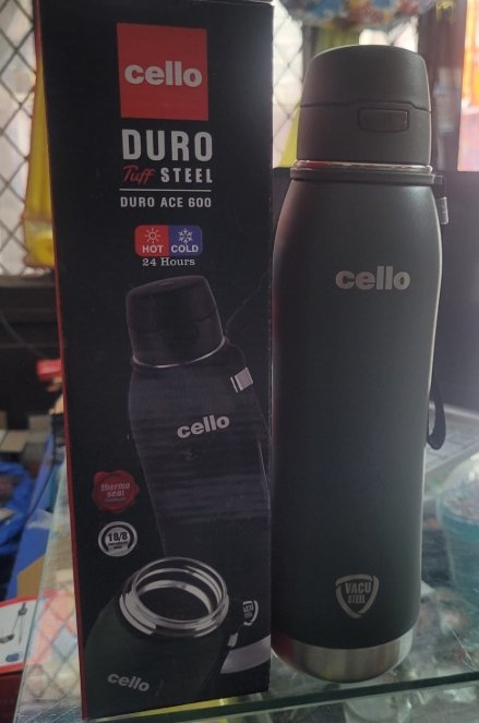 bottel cello duro steel 600 ml